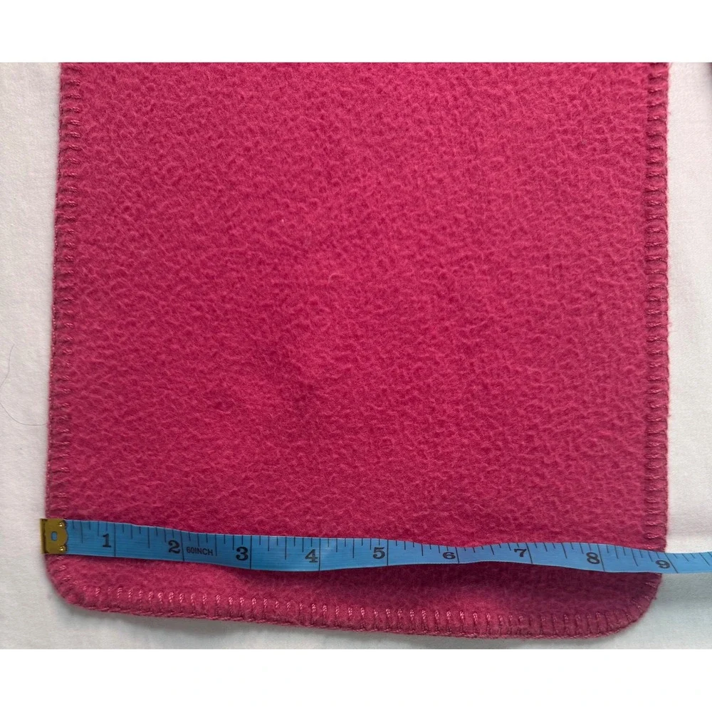 LL Bean Fleece Scarf Magenta Pink Soft Winter Accessory